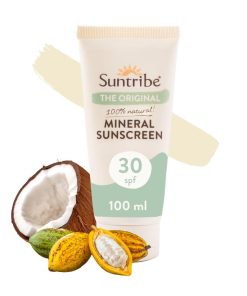 Suntribe naravna mineralna krema za sončenje, SPF 30, 100ml