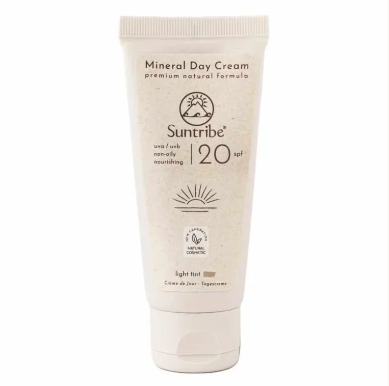 Suntribe naravna mineralna krema za obraz SPF 20, 50ml