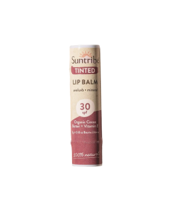 Suntribe naravni mineralni obarvani balzam za ustnice SPF 30